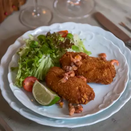 Garnaalkroketten van het huis  85gram